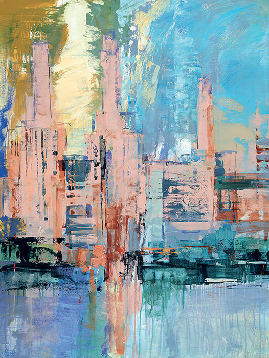 Pink Power Canvas Art Print by Joanne Last