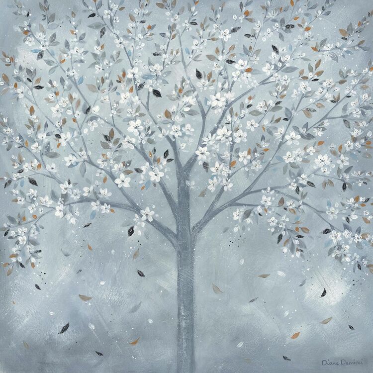 Glistening Leaves Canvas Art Print by Diane Demirci