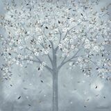 Glistening Leaves Canvas Art Print by Diane Demirci