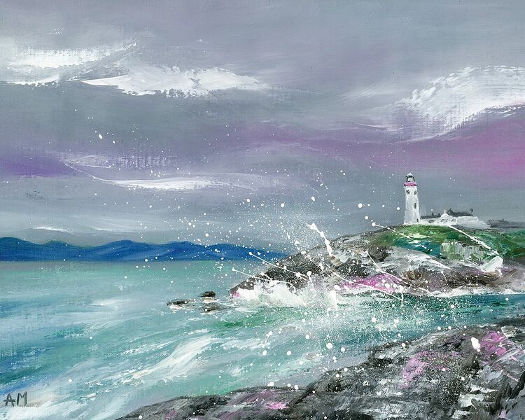 Fanad Lighthouse Canvas Art Print by Alison McIlkenny