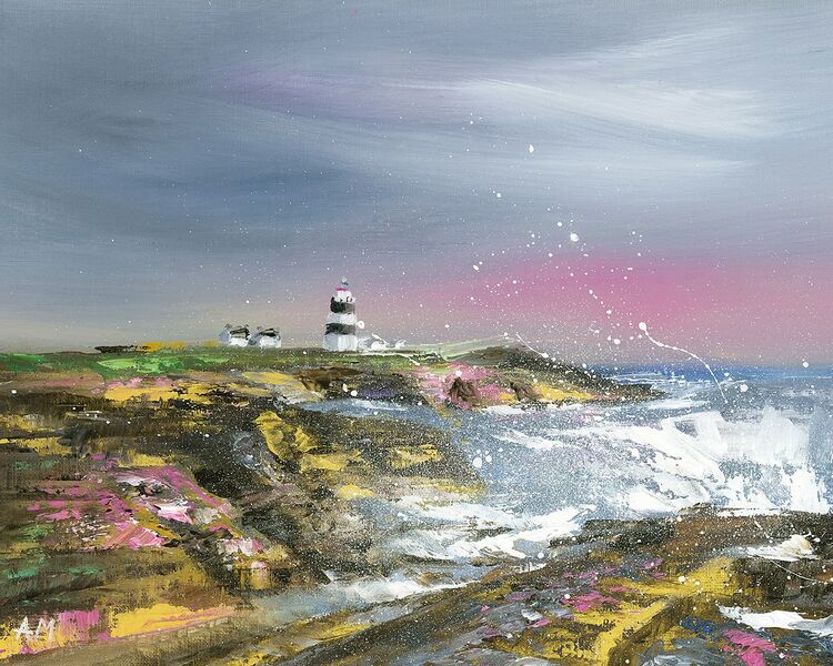 Hook Head Lighthouse Canvas Art Print by Alison McIlkenny