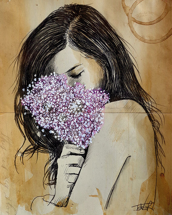 Spring Bloom Canvas Art Print by Loui Jover