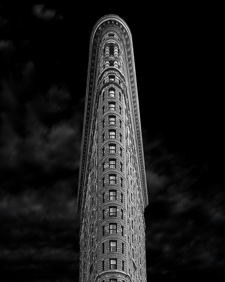 Flatiron Canvas Art Print by Jan Rauwerdink
