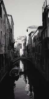 Reflection, Venice Canvas Art Print by Heiko Lanio