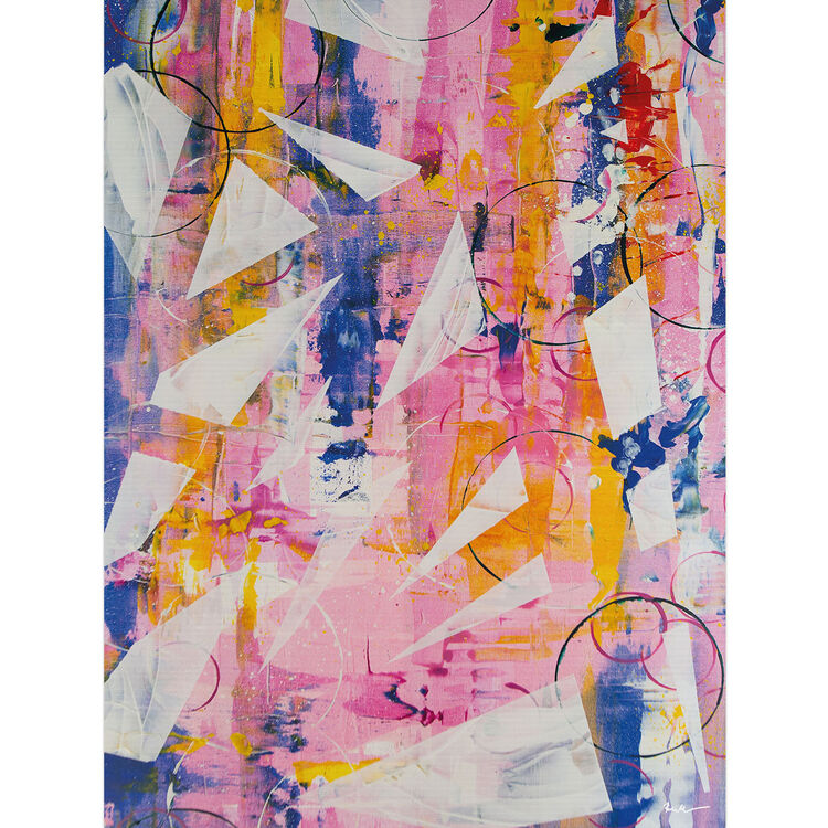 Dancing Rainbow Canvas Art Print by Anna Bernad