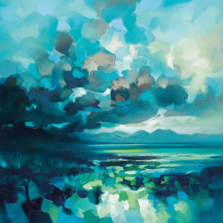 Sound of Taransay Canvas Art Print by Scott Naismith