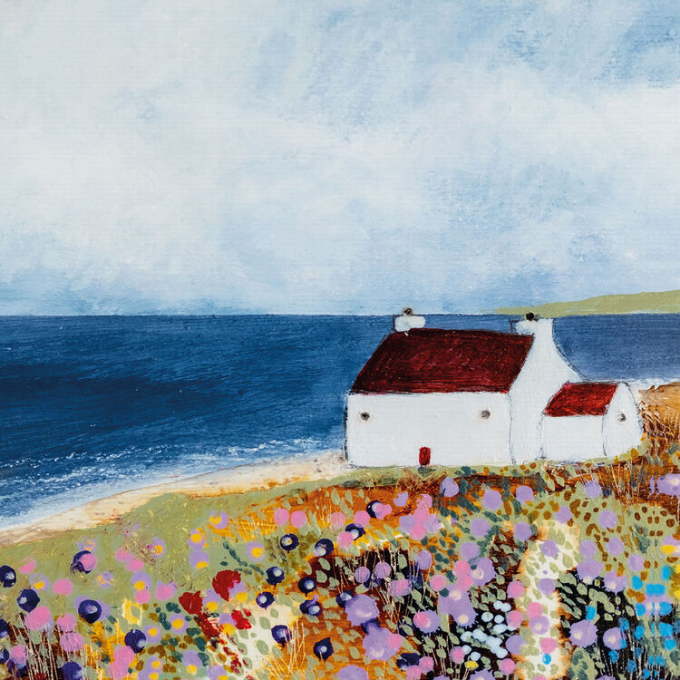 The Sound of the Sea II Canvas Art Print by Louise O'Hara