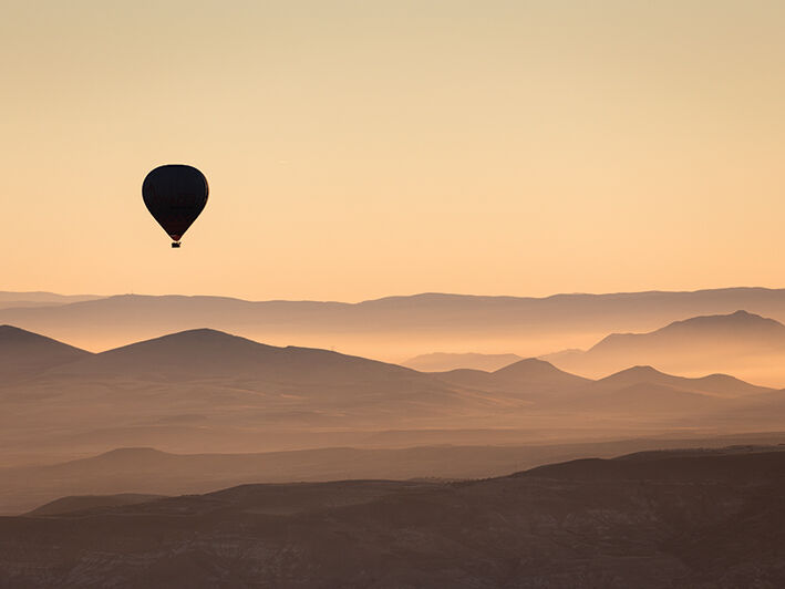 Cappadocia Balloon Ride Canvas Art Print by David Clapp