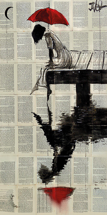 Serene Days Canvas Art Print by Loui Jover