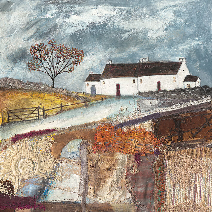 Shades of Autumn Canvas Art Print by Louise O'Hara