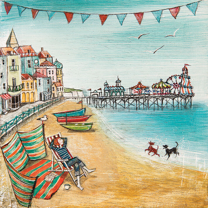 Cooling Off Canvas Art Print by Joe Ramm