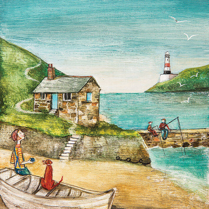 Harbour Beacon Canvas Art Print by Joe Ramm