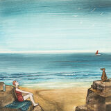 High Tide Canvas Art Print by Joe Ramm