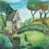 Secret Garden Canvas Art Print by Joe Ramm