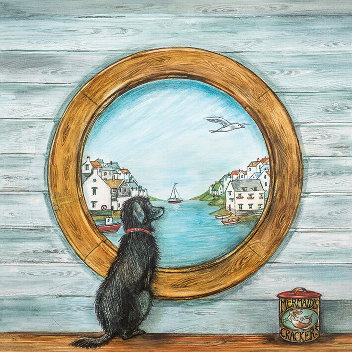 Porthole Canvas Art Print by Joe Ramm