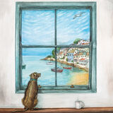Harbour Harry Canvas Art Print by Joe Ramm