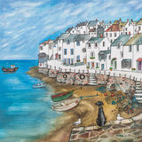 Harbour Hound Canvas Art Print by Joe Ramm