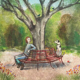 A Roundabout Conversation Canvas Art Print by Joe Ramm