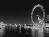 London Eye Canvas Art Print by Heiko Lanio