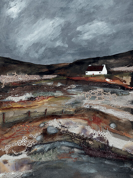 A Cold Night in Autumn Canvas Art Print by Louise O'Hara