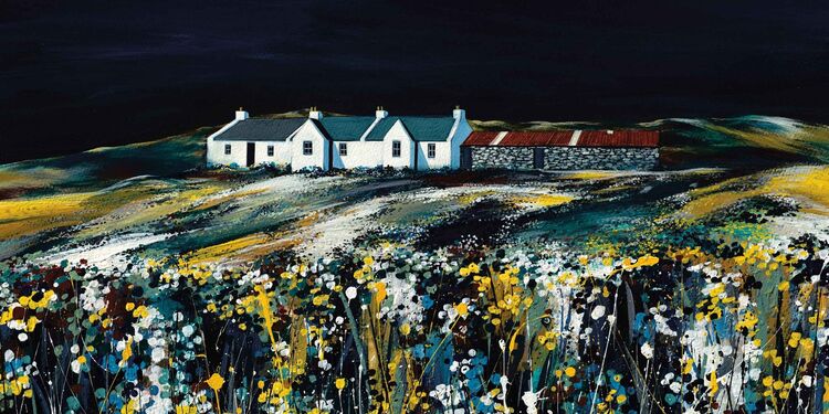 Fields of Gold Canvas Art Print by Avril Thomson Smith