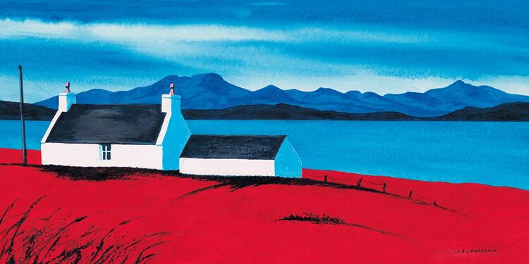 Over The Sea To Skye 1 Canvas Art Print by Anthony Barber