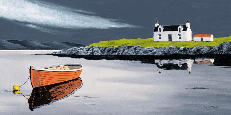 Silver Light - Lewis Canvas Art Print by Anthony Barber