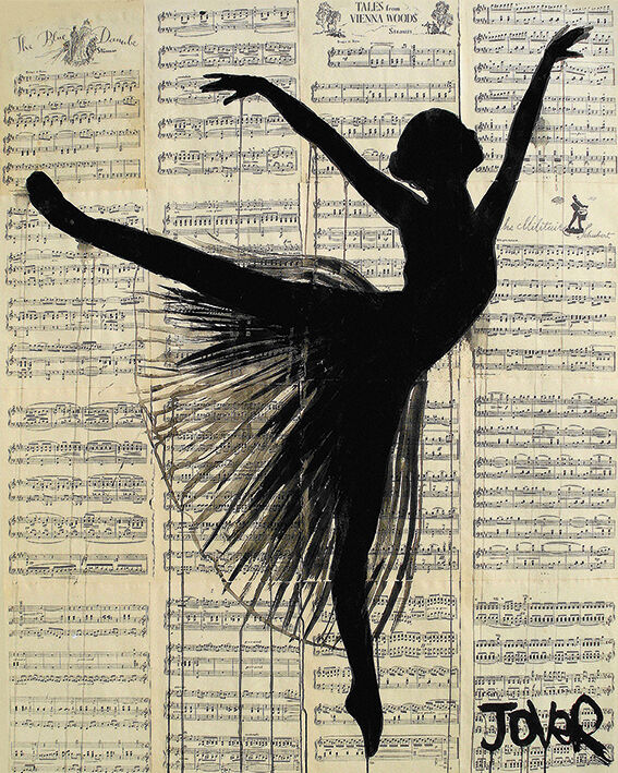 Arabesque Canvas Art Print by Loui Jover