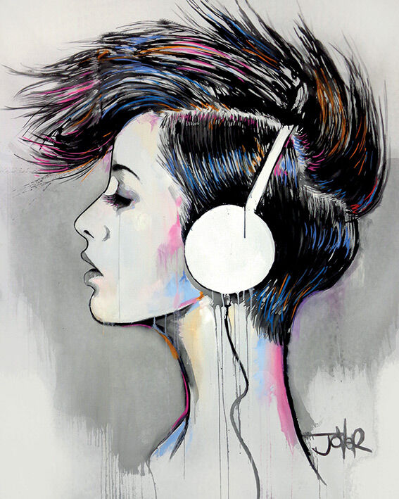 Inner Beat Canvas Art Print by Loui Jover