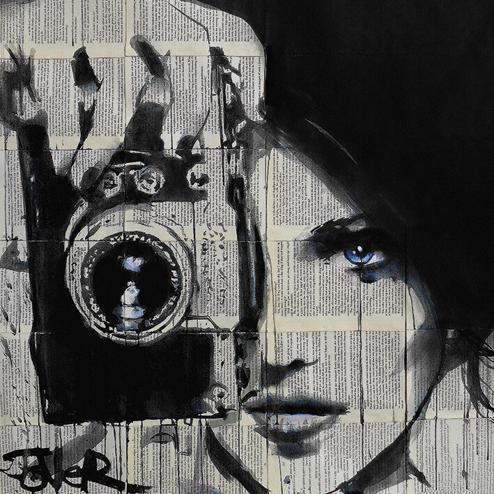 Focus Canvas Art Print by Loui Jover