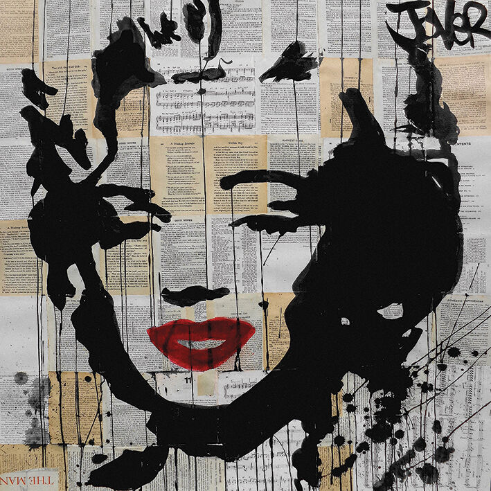 Marilyn Canvas Art Print by Loui Jover