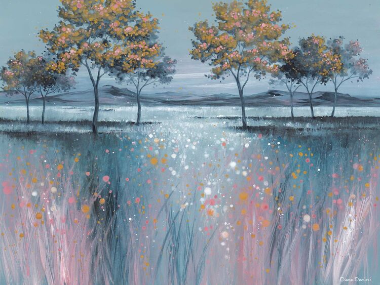 Evening Delight Canvas Art Print by Diane Demirci
