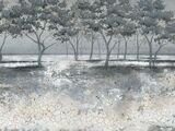 Frosted Trees Canvas Art Print by Diane Demirci
