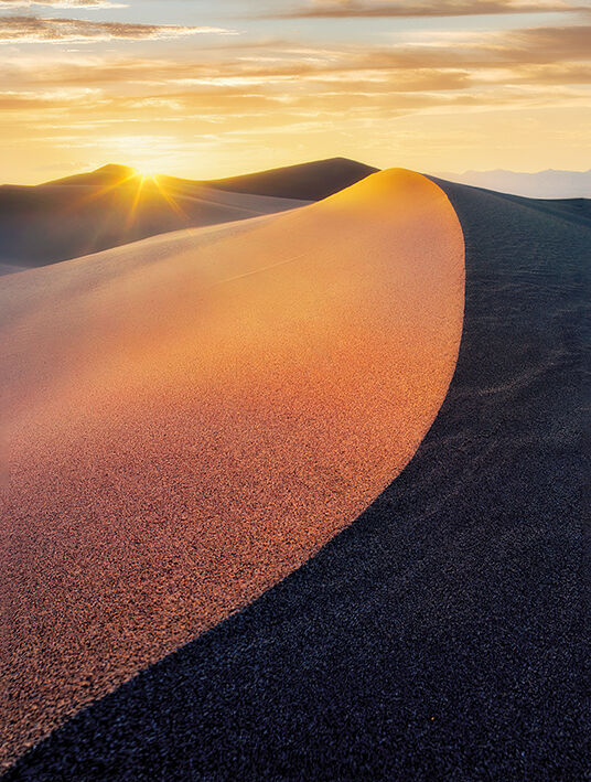 Death Valley Sunrise Canvas Art Print by Dennis Frates