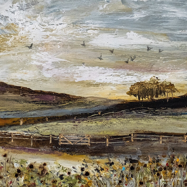 Flying Home To Roost II Canvas Art Print by Louise O'Hara