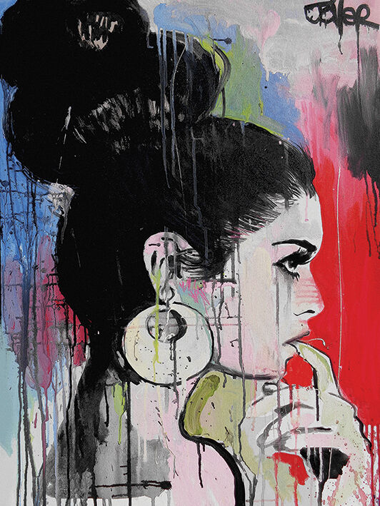 Planets Canvas Art Print by Loui Jover