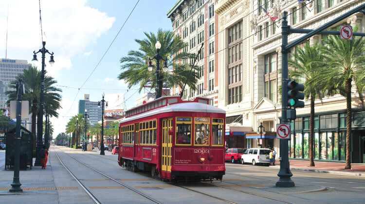 Streetcar Framed Art Print by Anonymous