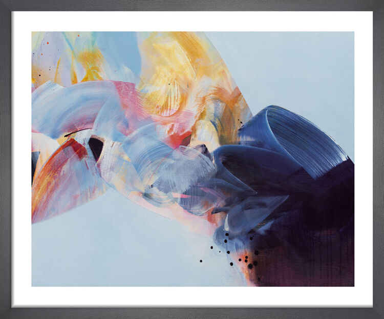 A Gap In The Clouds Framed Art Print by Claire Chandler