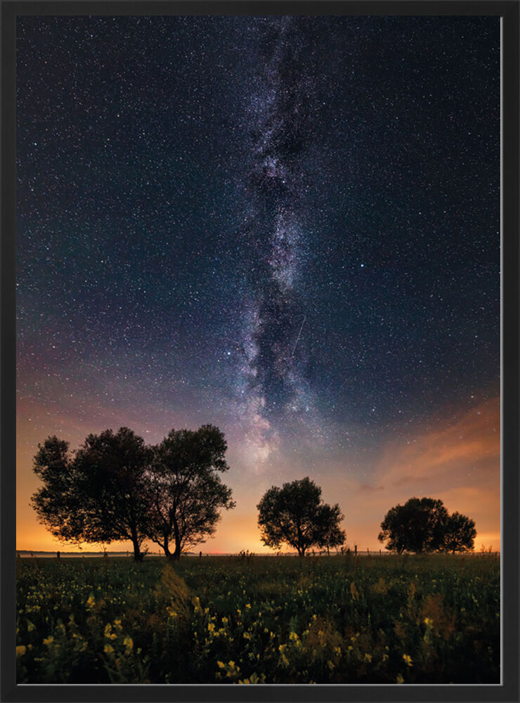 Milky Way Framed Art Print by Mateusz Piesiak