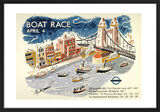 Boat Race, 1936 Framed Art Print by Walter Goetz