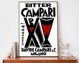 Vintage Campari Abstract Print 2 Framed Art Print