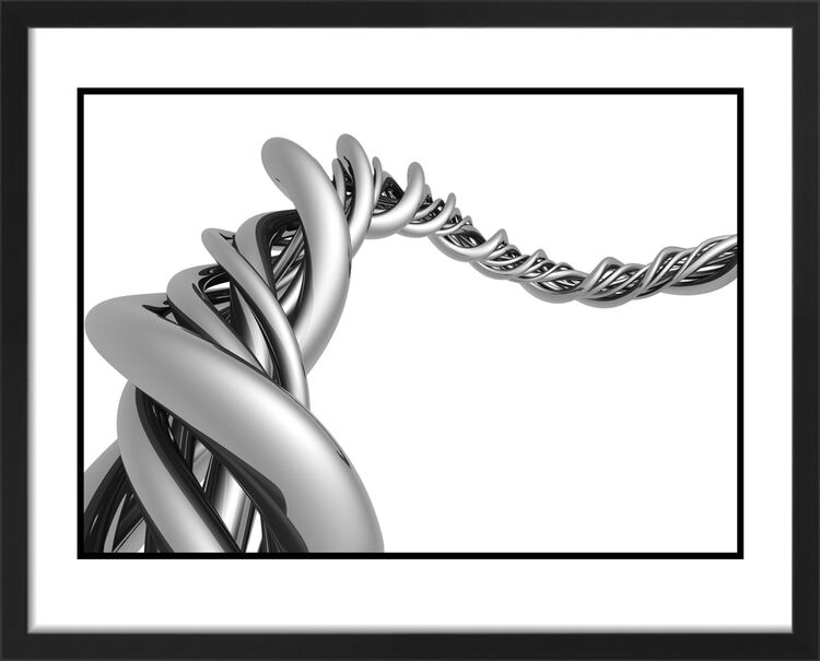 Twisted Framed Art Print by Anonymous Artist