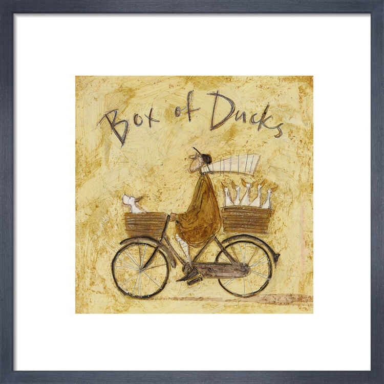 Box Of Ducks Framed Art Print by Sam Toft