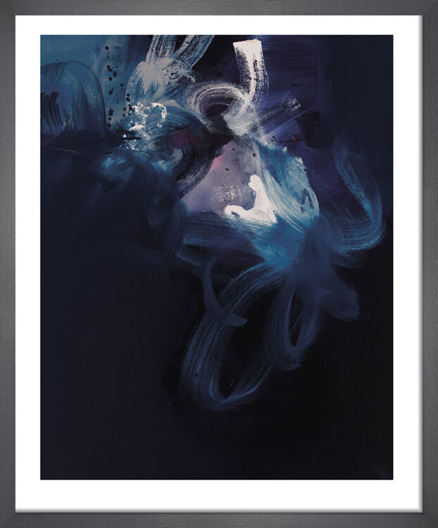 Night Skies Far Away From Home Framed Art Print by Claire Chandler