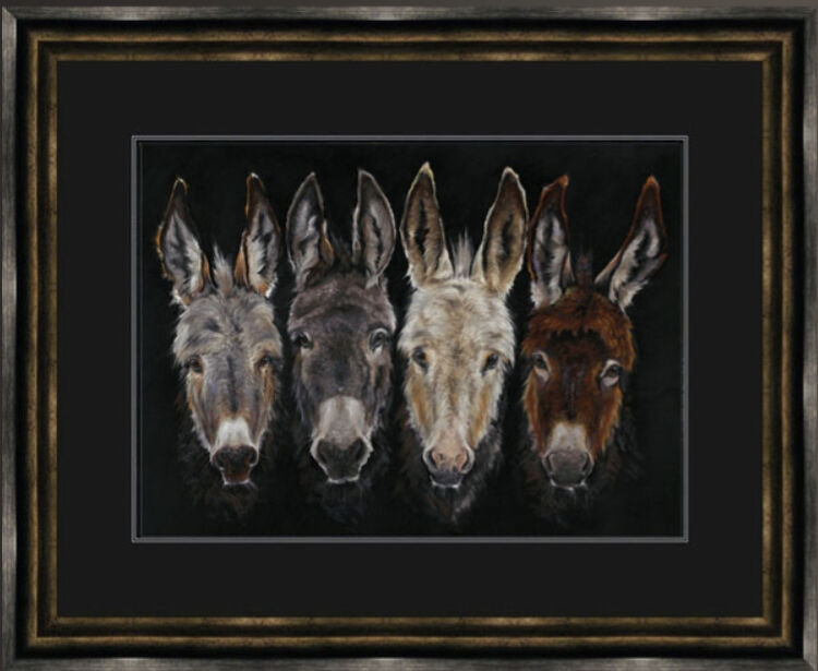 The Four Musketeers Framed Limited Edition Art Print by Kay Johns
