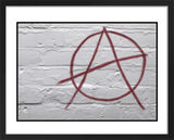 Anarchy Framed Art Print by Anonymous Artist