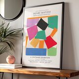 Matisse Paper Cut Outs Centenary Framed Exhibition Poster