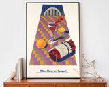 Vintage Campari Milton Print Framed Art Print