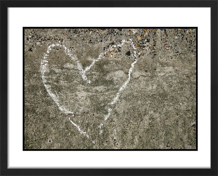Heart of Stone Framed Art Print by Anonymous Artist