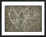 Heart of Stone Framed Art Print by Anonymous Artist